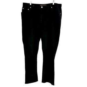 Lauren Jeans Co Ralph Lauren Jeans‎ Women's 16W Black Stretch Pants Preppy Relax